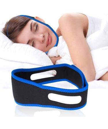 Anti Snoring Chin Strap Adjustable Stop Snoring Chin Strap for Men and Women CPAP Users Anti Snoring Mouth Tape Device Hard Hat Chin Straps Universal