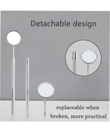 Tossper Dental Mouth View Glass Set - Teeth Whitening & Oral Care Tools | 2-Piece Makeup & Eyelash Extension Mirror - Buy Online on GoSupps.com