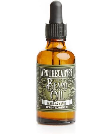 Vanilla & Mango Beard Oil | Apothecary 87 | Premium Formulation with Plant Extracts | Beard Conditioner for Softening and Moisturizing | 50ml - Buy Online on GoSupps.com