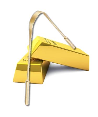 Aztec gold |Tongue cleaner Real Gold 585 14k Plated |Tongue brush |Tongue scraper |Oral hygiene |Anti-mouth smell |Against caries |Gold promotes the human immune system (1 Set) 1 piece (1 -pack) - Buy Online on GoSupps.com