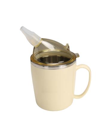 350ml Stainless Steel Cups with Lids and Straws Adult Sippy Cup for Patients Elderly - Water Bottles Spill Proof - Sippy Bottles for Seniors