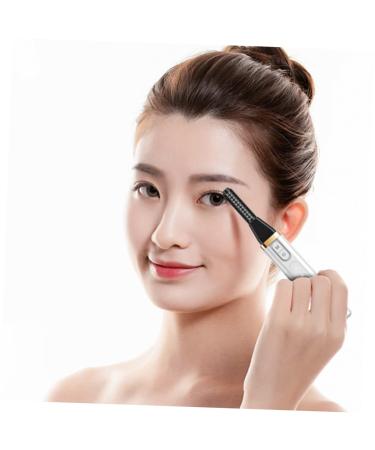 Ipetboom Heated Eyelash Curlers Abs Cosmetic Miss White Electric Heated Eye Lashes Curler