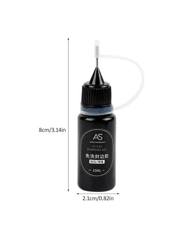Nail Art Rhinestones Glue | Nail Art Rhinestone Glue Gel Nail Glue Pen Resin Polishing Agent | No Wipe Adhesive Filler Sealing Glue For Gems Diamonds Jewelry Gel Nail Polish Decoration Runnerequipment - Buy Online on GoSupps.com
