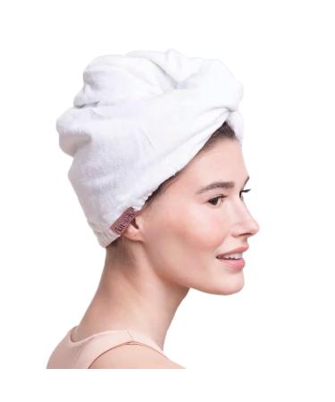 Kitsch Quick Drying Hair Towel White 1 Count