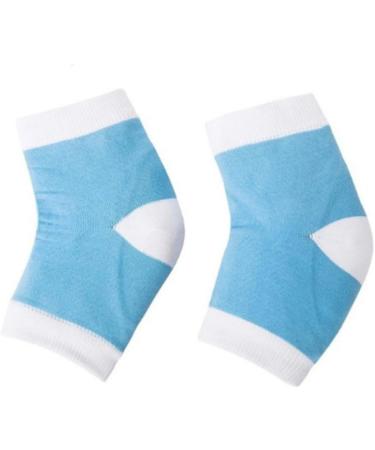 FRCOLOR 1Pair Forte Natural Fiber Cotton Fabric Foot Care Products Comfortable Socks feet Care Sky Blue Socks Feet Heel Socks Antichapping Socks Whitening Socks Anti Cracked feet Gel medium - Buy Online on GoSupps.com