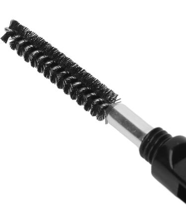 Metal Teeth Eyebrow Comb 2 in 1 Eyelash Teeth Comb Black Eyelash Brush and Comb Stainless Steel Dual Heads Foldable Grooming Teeth Eyebrow Brush for Makeup - Buy Online on GoSupps.com