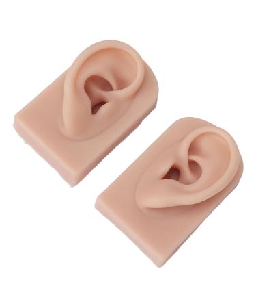 Silicone Ear Model 3 Pairs | High Simulation Human Ear | Reusable for Acupuncture Training | Medium Skin Color - Buy Online on GoSupps.com
