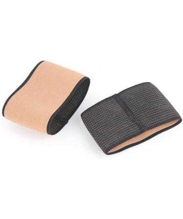 NOLITOY Copper Zap Breathable Guard Sleeves for Flat Foot Arch Support - 2 Pairs Sports Protector (8.7x6cm) - Black - Buy Online on GoSupps.com