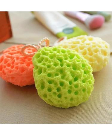 Bath Sponges for Adults Bath Sponge Mesh Pouf Bath Sponge Foam Loofah Sponge (Size : Yellow) - Buy Online on GoSupps.com