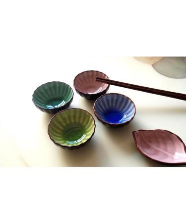 Fruit Bowl Snack Containers Household Ceramic Four-Color Fast Food Bowl Fast Food Nut Soy Sauce Bowl Soaking Sauce Bowl Sushi Ingredients Fast Food Bowl Breakfast Bowls (Color : C) (B) - Buy Online on GoSupps.com