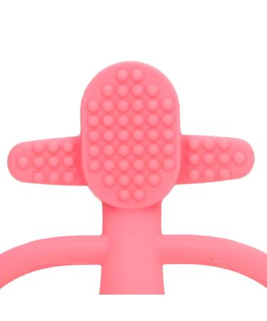 Silicone Baby Teether Toy for Toddlers - Easy to Clean Teething Toy, Ideal Gift (Pink) - Buy Online on GoSupps.com