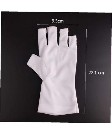 Nail UV Shield Gloves - Anti-UV Sunblock Protective Driving & Manicure Gloves | 1 Pair - Buy Online on GoSupps.com
