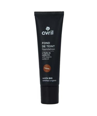 Avril - Organic Foundation - Enriched with Organic Jojoba Oil - Evens and Brightens - Soft and Light Texture - Ecocert Certified Organic - Made in France - 30 ml
