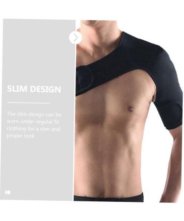 Adjustable Shoulder Guard Brace | Shoulder Immobilizers & Harness | Stability Protector | Fitness & Support | 66x24x1CM Black - Buy Online on GoSupps.com