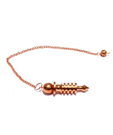 Jet International Isis 4 Plate Ring Copper Plated Metal Isis Pendulum Healing Dowsing Rod A ++