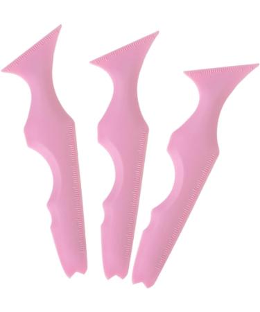 Baluue 15 Pcs Silicone Beauty Ruler Makeup Eyeliner Eyebrow Guide Stencil Lip Line for Beginners Lash Tools 15X4.15CMx5pcs Pink-2x5pcs - Buy Online on GoSupps.com