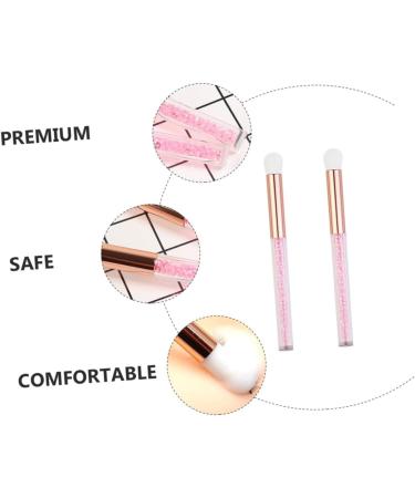 VINTORKY 2pcs Nose Brush Nose Shadow Brush Beauty Accessories Eye Blender Brush Pink Artificial Fiber Wool - Buy Online on GoSupps.com