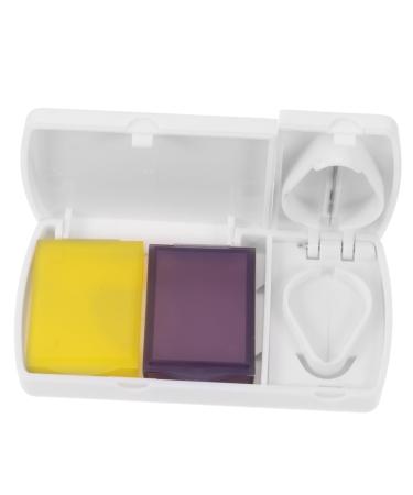 CLISPEED tablet dispenser pill cutter pill divider tablet splitter portable pill box medicine cutter splitter