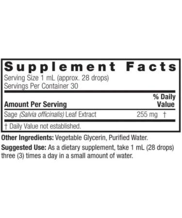 4703 Duke Drive Naturals Answer Sage Leaf 1000mg Glutenfree 30 ml - Buy Online on GoSupps.com