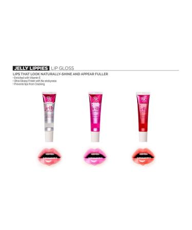 Ruby Kisses Jelly Lippies Lip Gloss RCLG01 14mL /0.47 fl.oz. (2 PACK) - Long Lasting Moisturizing Lip Gloss - Buy Online on GoSupps.com