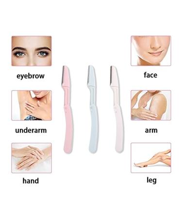 6 Pieces Ladies Face Razor Set - Eyebrow Shaper & Double Eyelid Fork for Men & Women - Buy Online on GoSupps.com