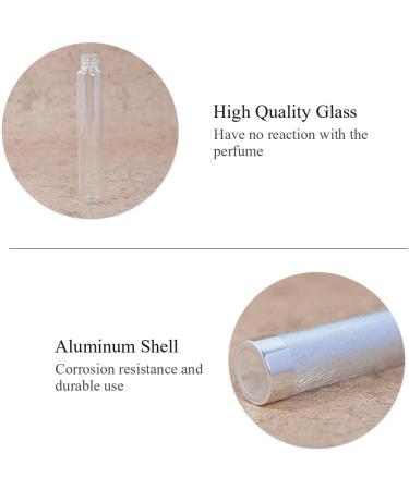 Yinhing Refillable Perfume Bottle 6 Colors 10ml Refillable Perfume Bottle Portable Empty Pump Lotion Perfume Atomizer for Traveling and Outgoing (Silver) - Buy Online on GoSupps.com