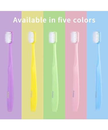 Suree Extra Soft Toothbrush for Sensitive Teeth & Gums - 5 Pack | Ultra Soft Nano Bristles for Adults & Elderly - Buy Online on GoSupps.com