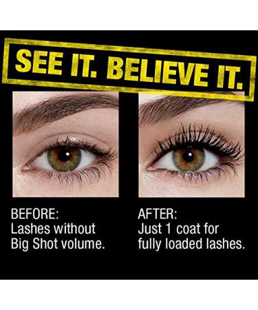 Maybelline Volum' Express The Colossal Big Shot Waterproof Mascara in Brownish Black - 0.32 fl. oz - Buy Online on GoSupps.com