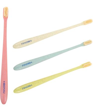 Buy TOVINANNA Extra Soft Toothbrush - 12 Pack for Ultimate Dental Hygiene | Soft Mouth Cleaning Brush for Teeth & Tongue Care | Travel-Friendly Plastic Design - Buy Online on GoSupps.com