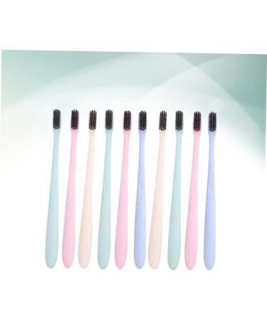 Minkissy 10-Piece Sustainable Toothbrush & Dental Hygiene Set - Eco-Friendly Travel Accessories for Clean Teeth - Buy Online on GoSupps.com