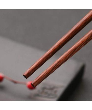 10-Pairs Rosewood Chopsticks Set Dishwasher Safe Chopstick Paint-Free Wax-Free Natural Healthy Chinese Classic Style for Kitchen Dining Room Gourmet Noodles-A - Buy Online on GoSupps.com