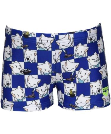 Shop ARENA Kids Swim Shorts for Boys - Friends Design Royal Multi 4-5 Years | International Shipping - Buy Online on GoSupps.com