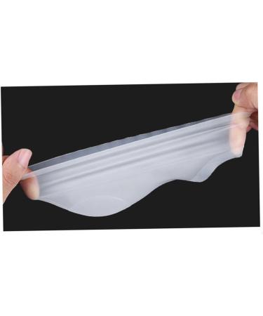 minkissy 3 Pairs Heel Soreness Relief Cushion Sleeves Shoe Inserts Silica Protective Sleeve Pedicure Heel Crack Men and Women White Soft - Buy Online on GoSupps.com