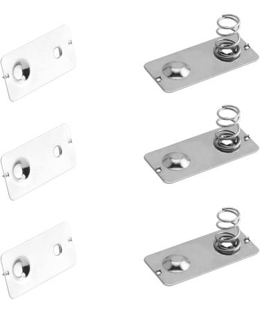 Jutagoss 50 Pcs AA Battery Spring Contacts - Positive Negative Conversion Plates 24x11mm | Premium Quality Nickeling Plate for Efficient Power - Buy Online on GoSupps.com