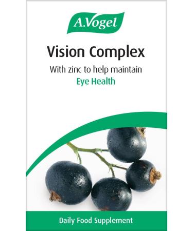A.Vogel Vision Complex - Eye Health Supplement with Lutein, Beta-Carotene, Zeaxanthin & Zinc - 45 Tablets - Buy Online on GoSupps.com