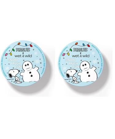 wet n wild Peanut Collection Snow Much Fun Translucent Loose Setting Powder (Pack of 2) 0.7 Ounce (Pack of 2)