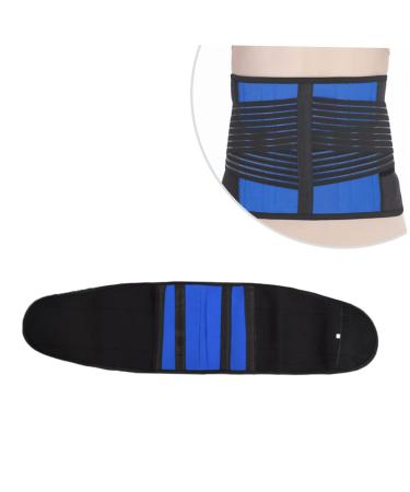 Buy NOLITOY Breathable Adjustable Waist Support Belt | XXL Black Lumbar Support for Back Pain Relief - International Shipping Available - Buy Online on GoSupps.com