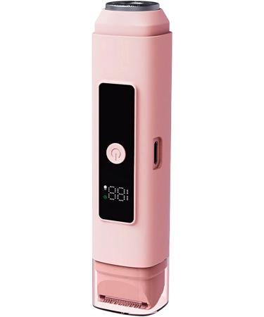 Womens Body Shaver Body Epilator 2 Head Trimmer Portable Waterproof Dry and Underwater for Face Bikini and Pink - Buy Online on GoSupps.com