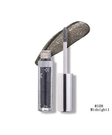 Allbesta Waterproof Glitter Shimmer Eyeshadow Pen #108 Midnight - Long Lasting Metallic Makeup for International Shipping - Buy Online on GoSupps.com