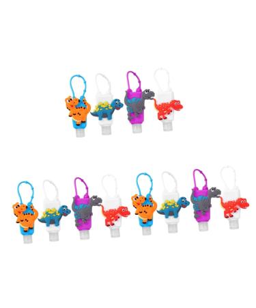 Didiseaon 12 Pcs Cartoon Pattern 30ml Hand Silicone Case Soap Halloween Travel