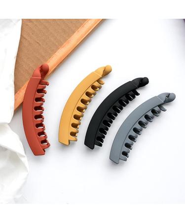 Large Colorful Banana Clip for Thick Hair - Slipproof Ponytail Holder for Women & Girls - Buy Online on GoSupps.com