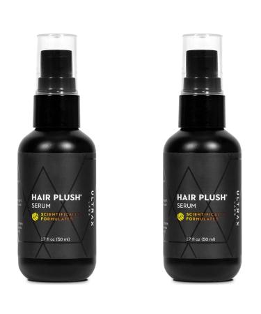 Ultrax Labs Hair Plush (2 pack) | Hair Growth Serum for Men and Women | Thickens Strands and Reduces Breakage | Helps with Hair Loss and Strengthens Follicles | With Caffeine Keratin and Biotin 1.70 Fl Oz (Pack of 2)