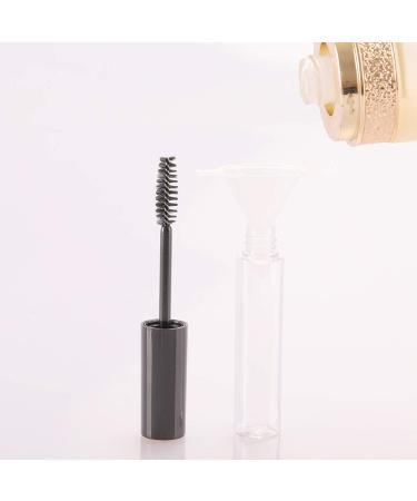 Rocutus 10ml Empty Plastic Mascara Tube with Black Eyelash Wand - DIY Eyelash Growth Medium Mascara Container - Buy Online on GoSupps.com