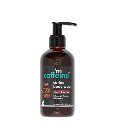 Coffee Body Wash with Cocoa | De-Tan & Deep Cleansing Shower Gel | Enriched with Vitamin E & in Energizing Aroma of Chocolate | Suitable for All Skin Types | For both Men & Women (200ml)