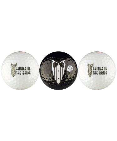 EnjoyLife Inc Father of The Bride Wedding Variety Golf Ball Gift Set