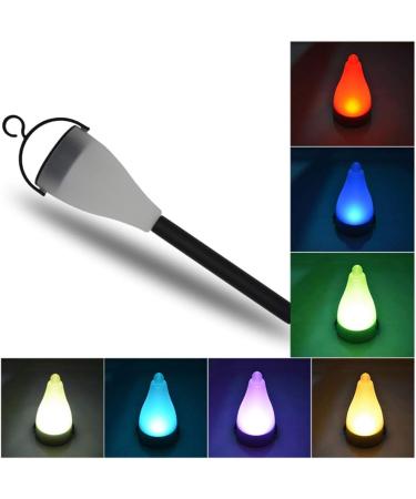 Solar Lawn Light 6 Pcs LED Discoloration Colored Outdoor 3 Modes Garden Lamps - Buy Online on GoSupps.com