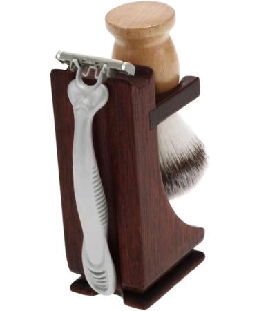Angoily 2-in-1 Men's Electric Razor & Wooden Storage Stand - Premium Bamboo Shaver Holder for International Shipping - Buy Online on GoSupps.com