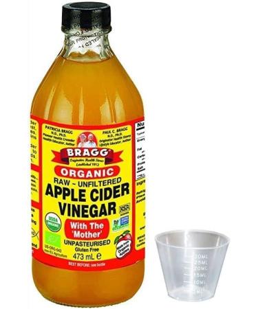 Braggs Apple Cider Vinegar with The Mother - 473ml | Unfiltered, Unheated, Unpasteurized - Buy Online on GoSupps.com