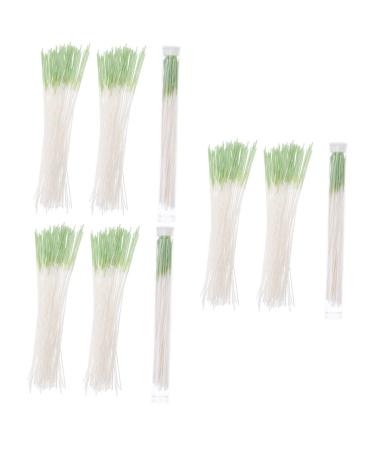 Healifty 9 Sets Ear Piercing Cleaning Line Colorful Earrings Pierced Earring Backs Cleaning Accessories Ear Hole Cleaner Pierced Ear Cleaner Piercing Cleaner Floss Ear Hole Supply Ear Floss 10x0.1x0.1cmx3pcs Light Greenx3pcs