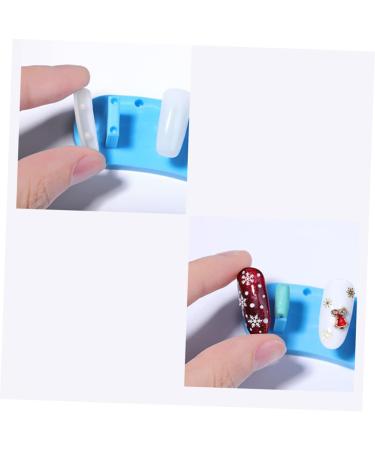 Ipetboom 4 Boxes Fingernail Art Stand Nail Practice Rack Tip Stand for Nails Nail Tools Nail Practice Holder Fake Nail Practice Stand Nail Art Practice Base Nails Gel Training Rack Manicure - Buy Online on GoSupps.com